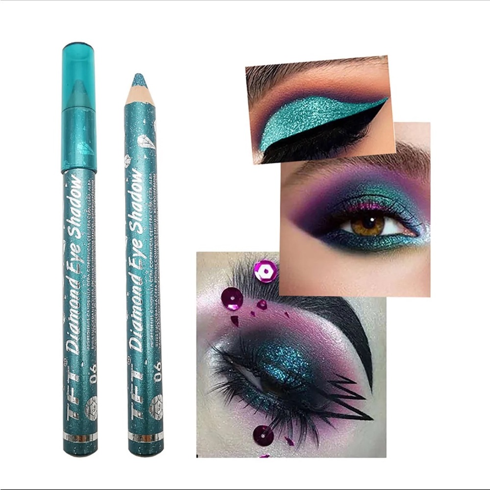 2 In 1 Eyeshadow Pen Eye Shadow Stick Lip Pen Lying Pen Highlighter Silver - Picture 6 of 8